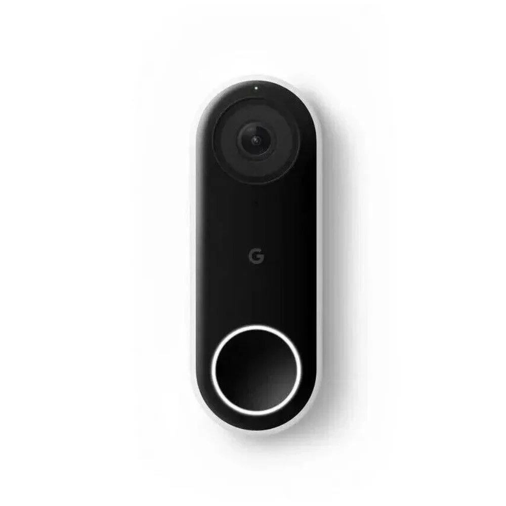 GOOGLE NEST Black HELLO VIDEO DOORBELL Wired NC5100US NEW SEALED